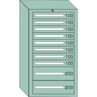大阪製罐 OS 中量キャビネット(6型) 間口693×奥行557×高さ1081mm最大積載量1200kg 61215 1台
