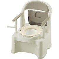 リッチェル リッチェル ポータブルトイレ きらくPY2型 グレー 47540 1個