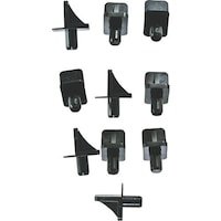 和気産業 WAKI 差込棚受ダボ 5MM クロ IF046 4415600 IF046 1Pk(10個)