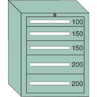 大阪製罐 OS 中量キャビネット(6型) 間口693×奥行557×高さ681mm最大積載量800kg 6803 1台