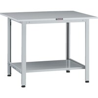 トラスコ中山 TRUSCO 軽荷重作業台(200kg)AO型 900X750XH740 下棚2枚付 ホワイト色 AOR0975LT2 1台