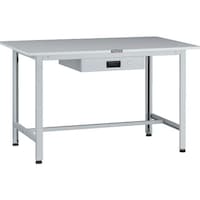 トラスコ中山 TRUSCO 軽荷重作業台(200kg)AO型 1200X600XH740 薄型1段引出付 ホワイト色 AOR1260UDK1 1台