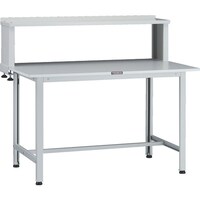 トラスコ中山 TRUSCO 軽荷重作業台(200kg)AO型 1200X600XH1044(全高) 上棚付 ホワイト色 AOR1260YURB 1台