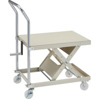 トラスコ中山 TRUSCO ローハイシステム リフター スクリュー式 400X550 押手付移動式 LH35S2 1台