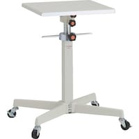 トラスコ中山 TRUSCO ローハイシステムテーブル ジャッキアップ式 400X400 車輪付 TRS400S1 1台