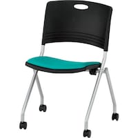 TOKIO ミーティングチェア(スタッキング) 布 クリアグリーン FNCK5CGN 1脚