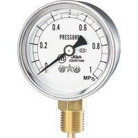 右下精器製造 右下 グリセリン入圧力計 圧力レンジ0ー0.4MPa 接続部サイズG1/4B