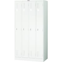 トラスコ中山 TRUSCO プッシュ錠ロッカー 4人用 900X515XH1790 W色 WPL47 1台