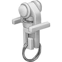 未来工業 未来 アルミレール(ミニ)用 カッシャー (カーテン用)