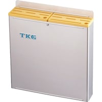 遠藤商事 TKG 188プラ板付カラーナイフラック 大 Bタイプ 黄 AHU703 1個