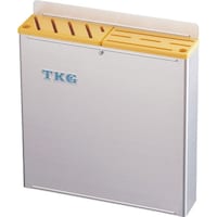 遠藤商事 TKG 188プラ板付カラーナイフラック 大 ABタイプ 黄 AHU673 1個