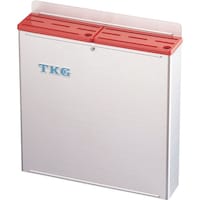 遠藤商事 TKG 188プラ板付カラーナイフラック 大 Bタイプ 赤 AHU702 1個