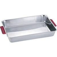 遠藤商事 TKG カラーハンドル角バット 18枚取 レッド 188ステンレス ABTH221 1個