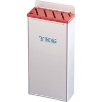 遠藤商事 TKG 188プラ板付カラーナイフラック 小 Aタイプ 赤 AHU652 1個
