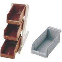 遠藤商事 TKG SA188デラックス オーガナイザー 3段1列(3ヶ入) グレー EOC051 1個