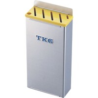 遠藤商事 TKG 188プラ板付カラーナイフラック 小 Aタイプ 黄 AHU653 1個