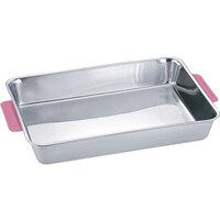 遠藤商事 TKG カラーハンドル角バット 10枚取 ピンク 188ステンレス ABTH231 1個