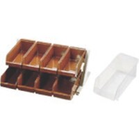 遠藤商事 TKG SA188デラックス オーガナイザー 2段4列(8ヶ入) ホワイト EOC045 1個