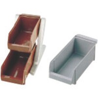 遠藤商事 TKG SA188デラックス オーガナイザー 2段1列(2ヶ入) グレー EOC011 1個