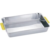 遠藤商事 TKG カラーハンドル角バット 12枚取 イエロー 188ステンレス