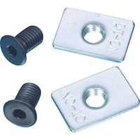 カメダデンキ カメダ マルチアングル・Uカナグ用低頭ボルトセット(M10×16低頭ボルト10個 NO10角ナット10個)