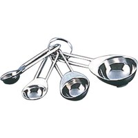 遠藤商事 TKG シルバーシャイン 1810キッチンヘルパー 計量スプーン4本組 41076 BKI39 1個