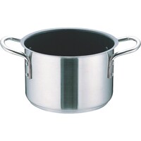 遠藤商事 TKG ムラノ インダクション テフロンセレクト 半寸胴鍋(蓋無)16cm AHVA401 1個