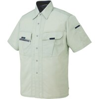 アイトス アイトス 半袖シャツ(男女兼用) アースグリーン 6L 90370056L 1着