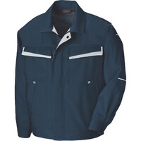 アイトス アイトス 長袖サマーブルゾン(配色)(男女兼用) ディープネイビー×シルバーグレー M