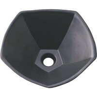 SANEI SANEI 洗面器 信楽焼 黒 HW10220D 1個