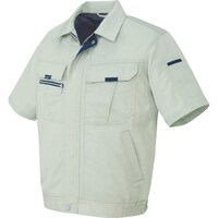 アイトス アイトス 半袖ブルゾン(男女兼用) アースグリーン 5L 90320055L 1着