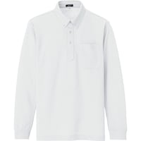 アイトス アイトス 吸汗速乾(クールコンフォート)長袖ボタンダウンポロシャツ(男女兼用) ホワイト 5L