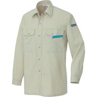 アイトス アイトス 長袖シャツ(薄地)(男女兼用) アースグリーン 6L 9650056L 1着