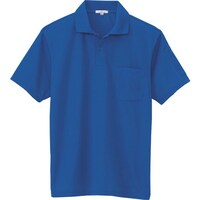 アイトス アイトス 吸汗速乾(クールコンフォート)ペン差し付半袖ポロシャツ(男女兼用) ロイヤルブルー L