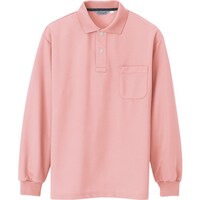 アイトス アイトス メンズ長袖ポロシャツ ピンク L CL1001025L 1着
