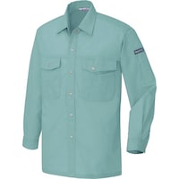 アイトス アイトス 長袖シャツ(配色なし・薄地)(男女兼用) ターコイズ 3L 9670273L 1着