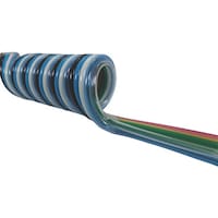 チヨダ チヨダ スパイラルチューブ 耐水性マルチスパイラル 芯数8 外径12mm/使用範囲940mm 8MES125S 1本