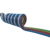 チヨダ チヨダ スパイラルチューブ 耐水性マルチスパイラル 芯数7 外径10mm/使用範囲1304mm 7MES1010S 1本