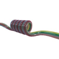 チヨダ チヨダ スパイラルチューブ 耐水性マルチスパイラル 芯数5 外径10mm/使用範囲1673mm 5MES1015S 1本