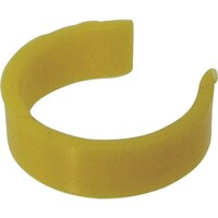 チヨダ チヨダ テラピン表示リング 黄 6mm (100個入) 6CPY100 1袋(100個)