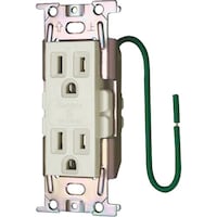 明工社 明工 ML医用接地埋込ダルブコンセントC形白