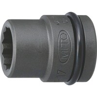 ミトロイ(水戸工機) ミトロイ 1/2 インパクトレンチ用 ソケット(12角) 12mm