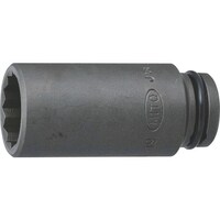 ミトロイ(水戸工機) ミトロイ 3/8 インパクトレンチ用 ソケット(12角) ロング 8mm P3ML8 1個