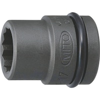 ミトロイ(水戸工機) ミトロイ 1/2 インパクトレンチ用 ソケット(12角) 26mm