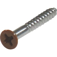 ダイドーハント DAIDOHANT ネジカラー ステンレス 木ねじ 皿頭 2.7x20薄茶(16本)