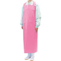 川西工業 川西 ガードファイン軽量ウレタンエプロン ピンク Lサイズ