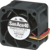 サンヨウデンキ K SanAce 低消費電力ファン(40×28mm DC12V PWM・パルスセンサ付き) 9GA0412P3H01 1台