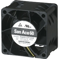 サンヨウデンキ K SanAce 低消費電力ファン(60×38mm DC12V PWM・パルスセンサ付き) 9GA0612P1H03 1台