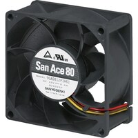 サンヨウデンキ K SanAce 低消費電力ファン(80×38 DC12V PWM・パルスセンサ付き) 9GA0812P1H61 1台