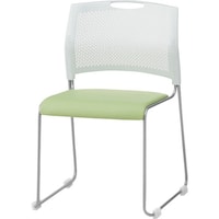 TOKIO スタッキングチェア NSWT10L レザー リーフグリーン NSWT10LLG 1脚